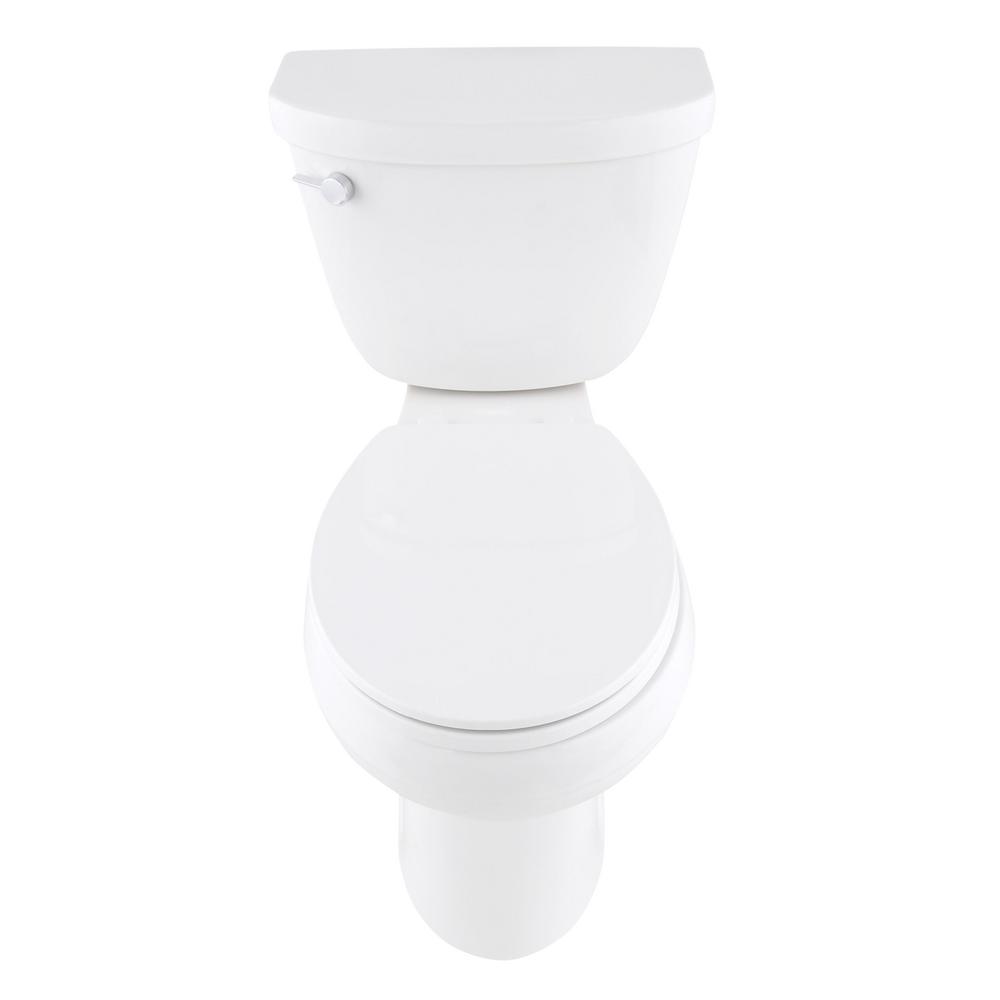 Kohler Cimarron Complete Solution 2 Piece 1 28 Gpf Single Flush Round Toilet In White Seat Included K 15409 0 The Home Depot