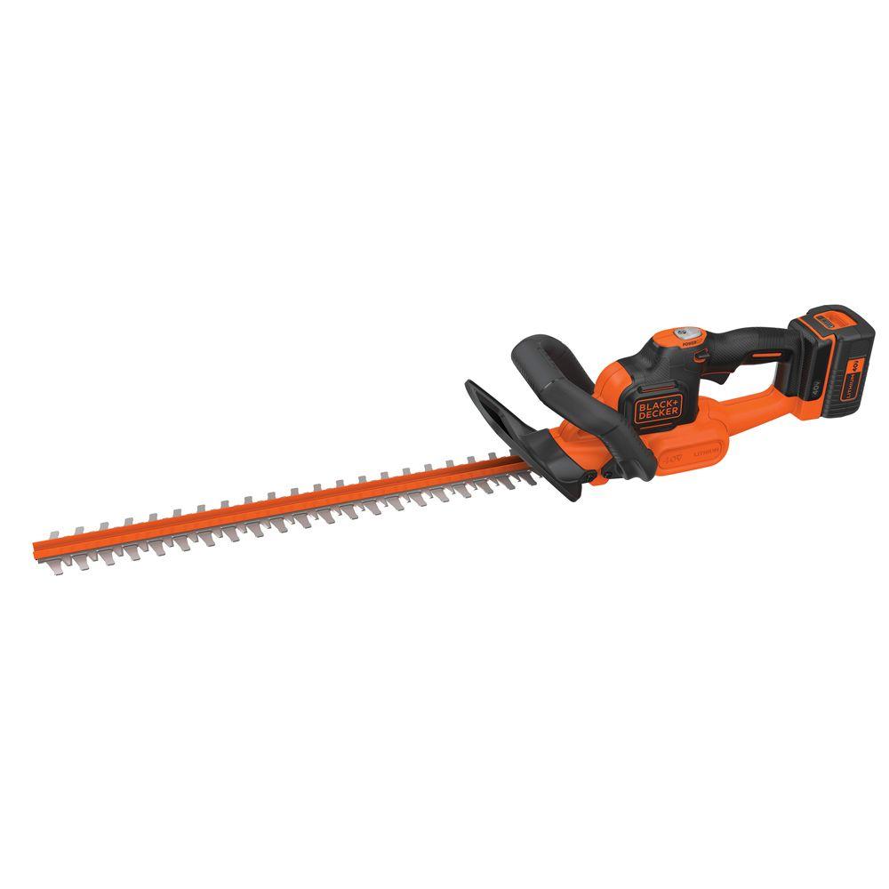 hedge cordless trimmers decker ion trimmer ah powercut lithium volt charger included battery max