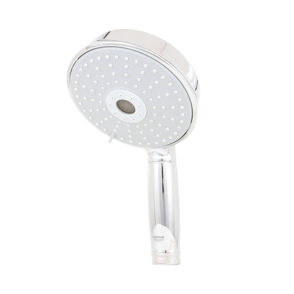 Grohe Rainshower 1 Spray Hand Held Shower In Starlight Chrome Grohe Rainshower 1 Spray Hand Held Shower In Starlight Chrome