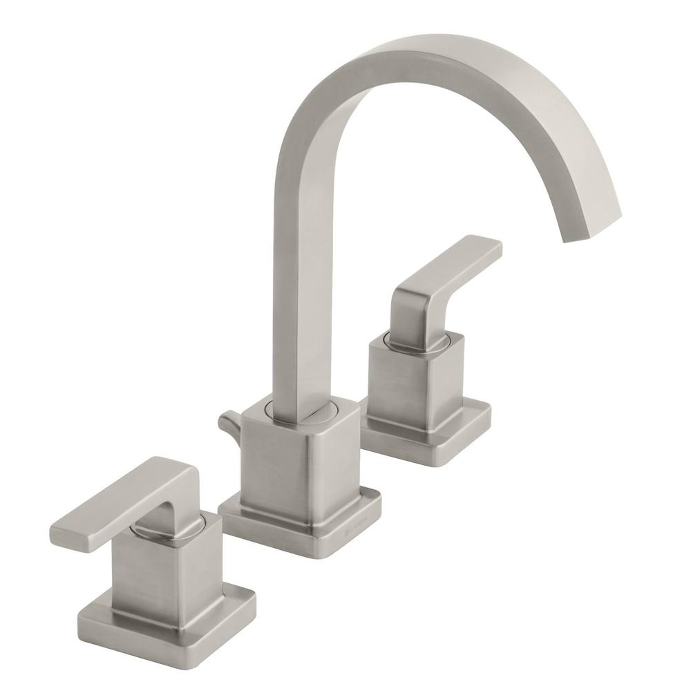 Glacier Bay Farrington 8 In Widespread 2 Handle Bathroom Faucet