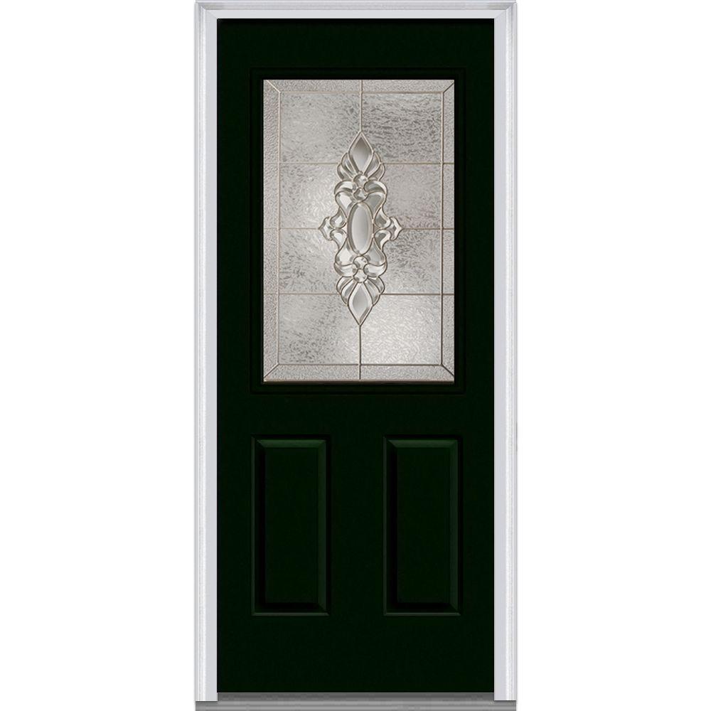 Hunter Green Front Doors Exterior Doors The Home Depot