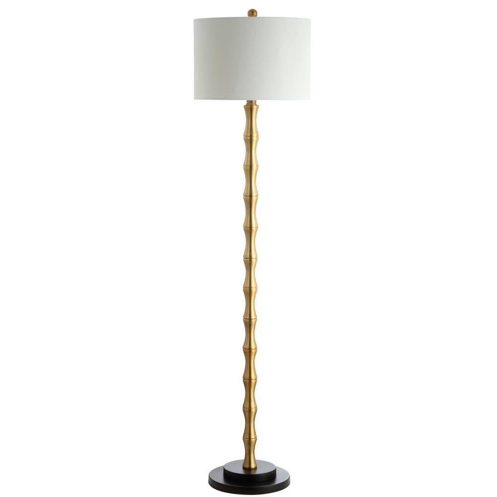 Safavieh Kolten 60 5 In Antique Brass Floor Lamp
