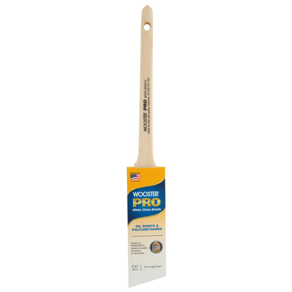 Wooster Yachtsman 2/" China Bristle Paint Brush For Mirror Smooth Finishes