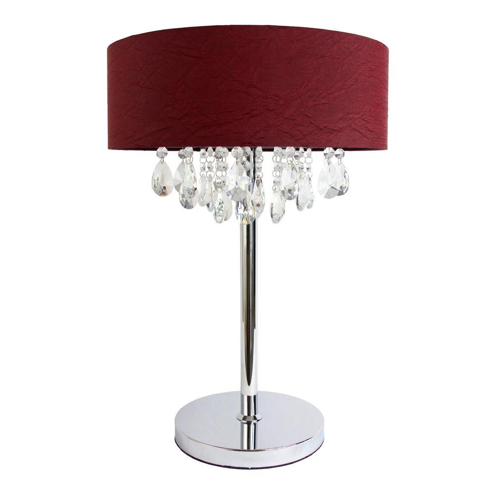 Red Table Lamps Lamps The Home Depot