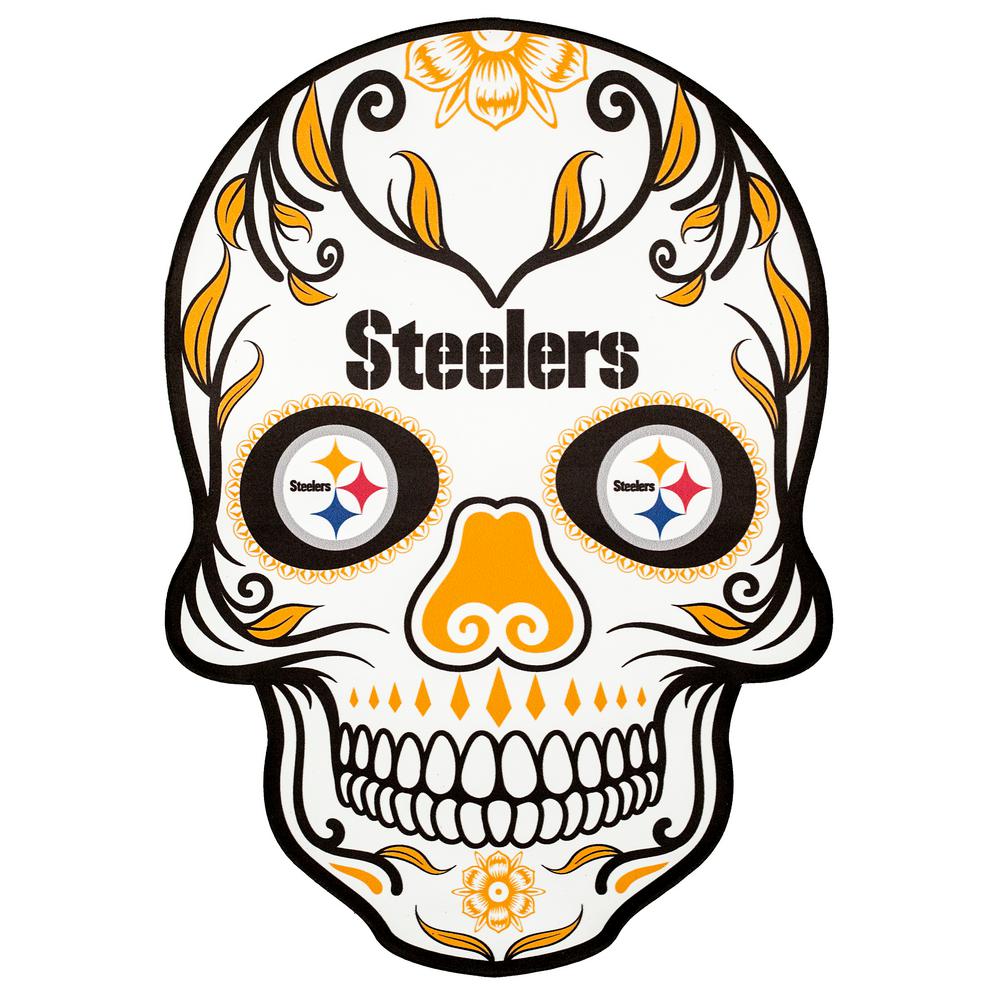 Download NFL Pittsburgh Steelers Outdoor Skull Graphic- Large ...