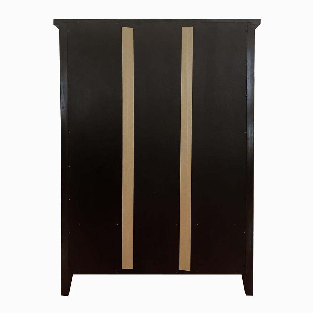 Donnieann Brookdale Dark Walnut Accent Cabinet With Glass