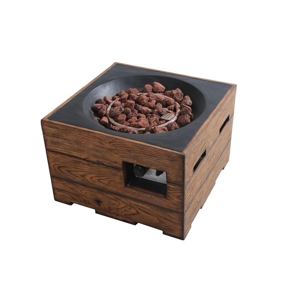 Sunjoy Kent 23 6 In Brown Fire Pit 110502002 The Home Depot