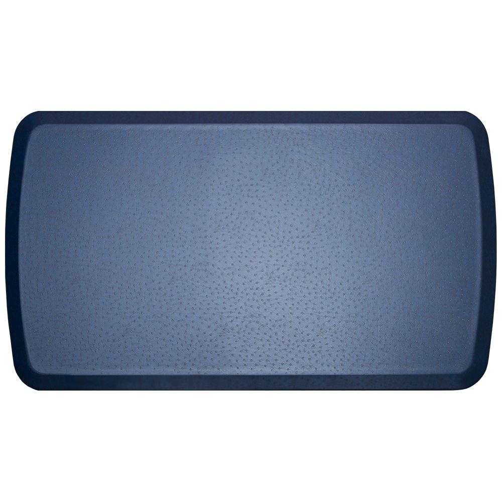 gelpro elite quill atlantic blue 20 in. x 36 in. comfort kitchen mat