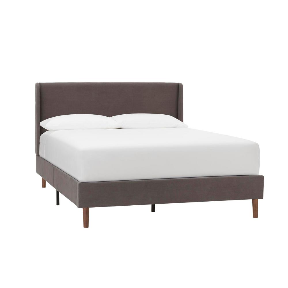 Handale Charcoal Gray Upholstered King Bed (78.5 in W. X 38.60 in H.), Grey was $399.0 now $239.4 (40.0% off)