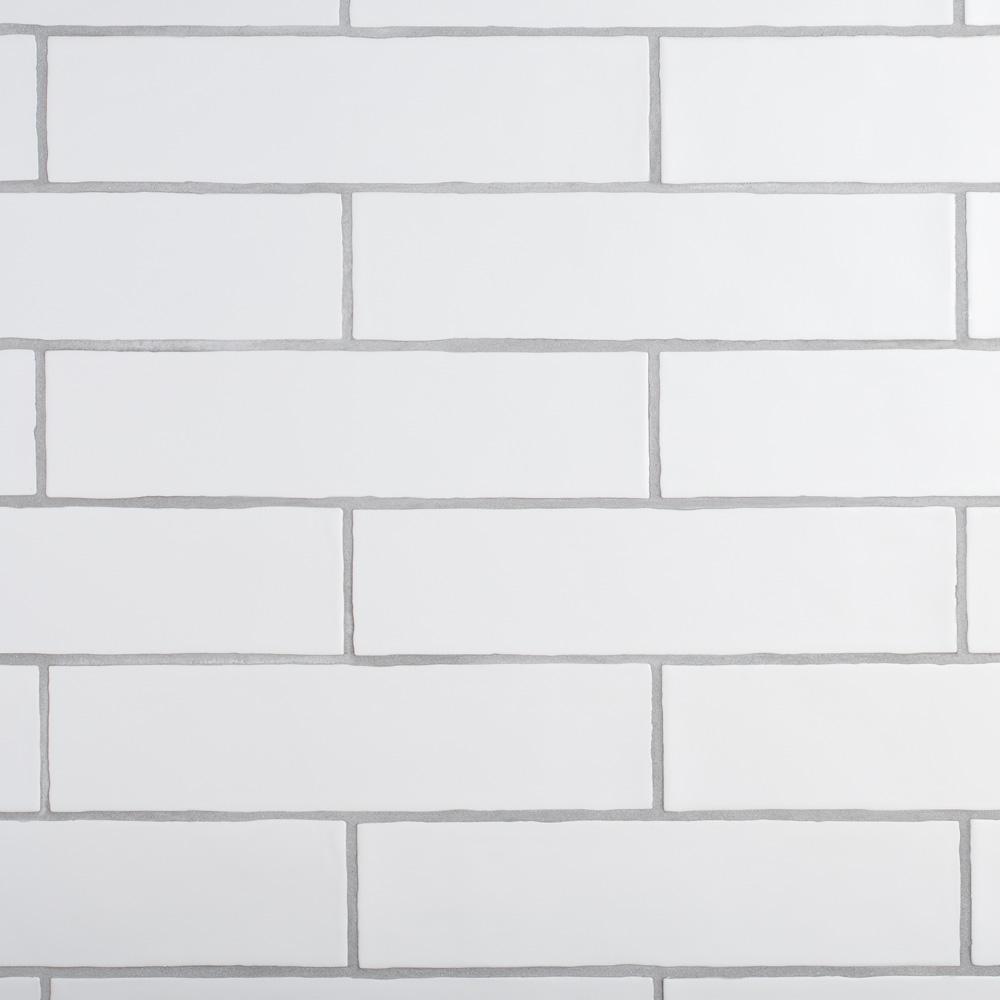 Merola Tile Chester Matte Bianco 3 In X 12 Ceramic Wall Merola Tile Chester Matte Bianco 3 In