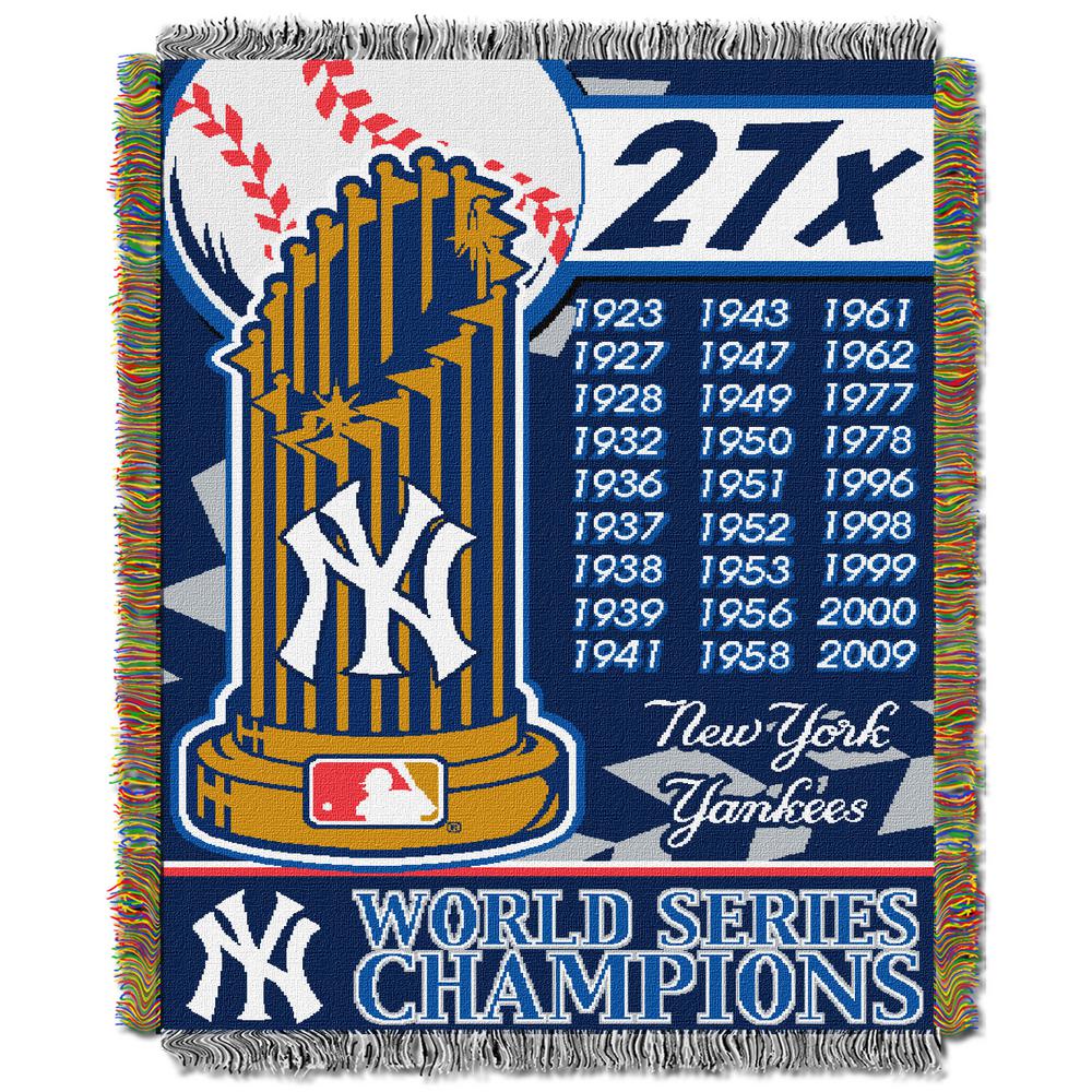 New York Yankees Polyester Throw Blanket 1mlb051400020ret The