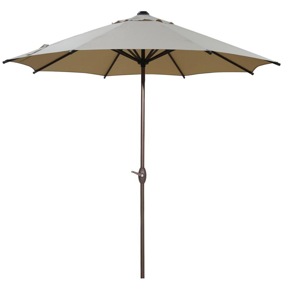 Walker Edison Furniture Company Wicker Style Round Metal Patio Umbrella Base In Antique Bronze Hdb30rwrab The Home Depot