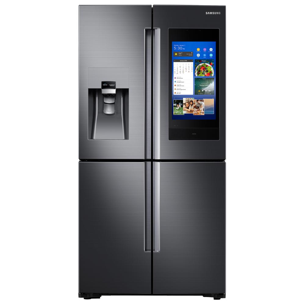 Samsung 27 9 Cu Ft Family Hub 4 Door French Smart This Review Is From 27 9 Cu Ft Family Hub 4 Door Flex French Smart Refrigerator In Black Stainless