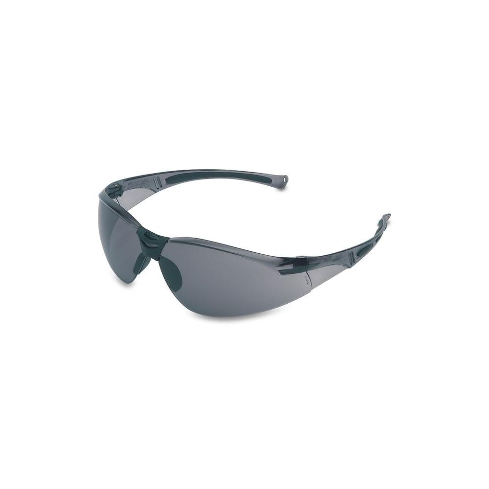 Honeywell A800 Series WrapAround Safety Glasses with TSR Gray Tint