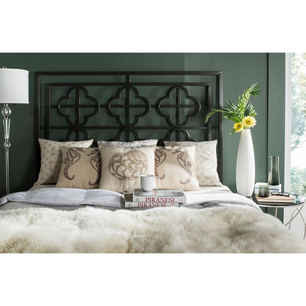 Safavieh Lucina Gunmetal King HeadboardFOX6215BK The Home Depot