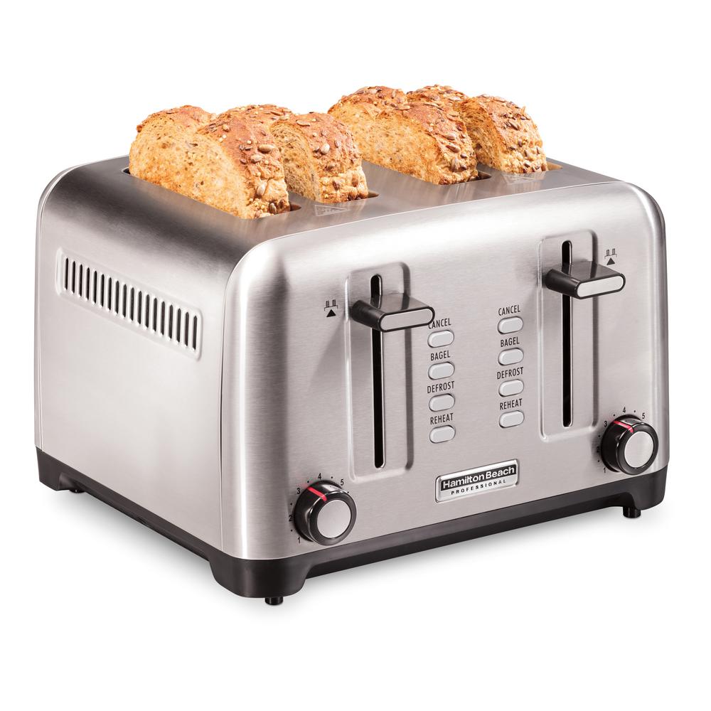 Pro 1700-Watt 4-Slice Stainless Steel Toaster