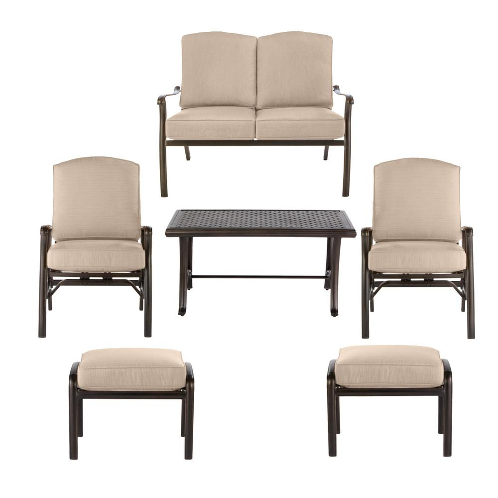 Beige Tan Patio Conversation Sets Outdoor Lounge Furniture Beige Tan Patio Conversation Sets