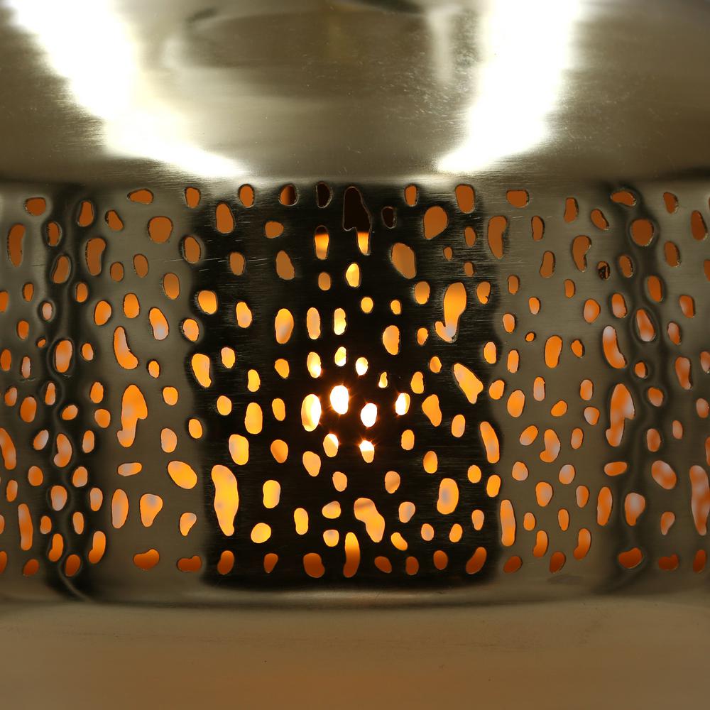 Sorrento 1-Light Gold Hanging Pendant with Metal Shade