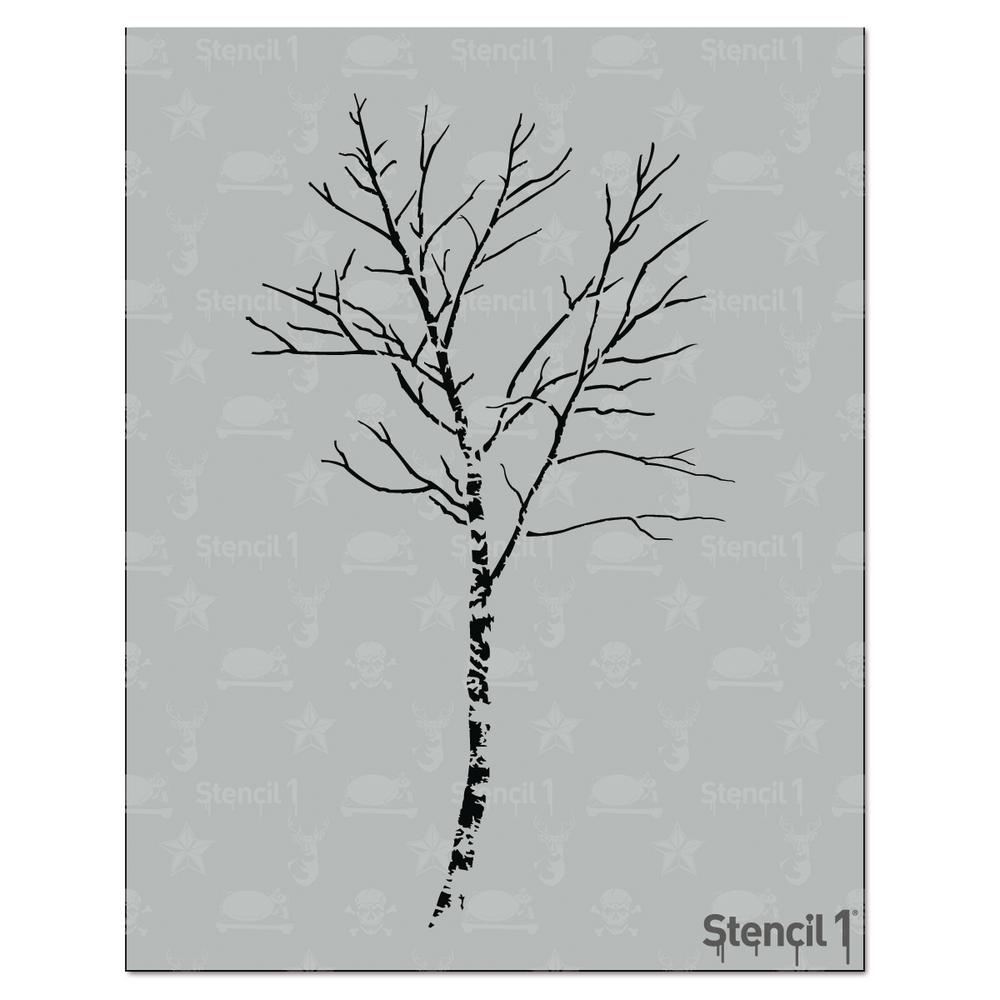 Stencil1 Birch Tree Stencil S1 01 58s The Home Depot - Birch Tree Wall Stencils For Painting Stencil1 Birch Tree Stencil S1 01 58s The Home Depot - Birch Tree Wall Stencils For Painting