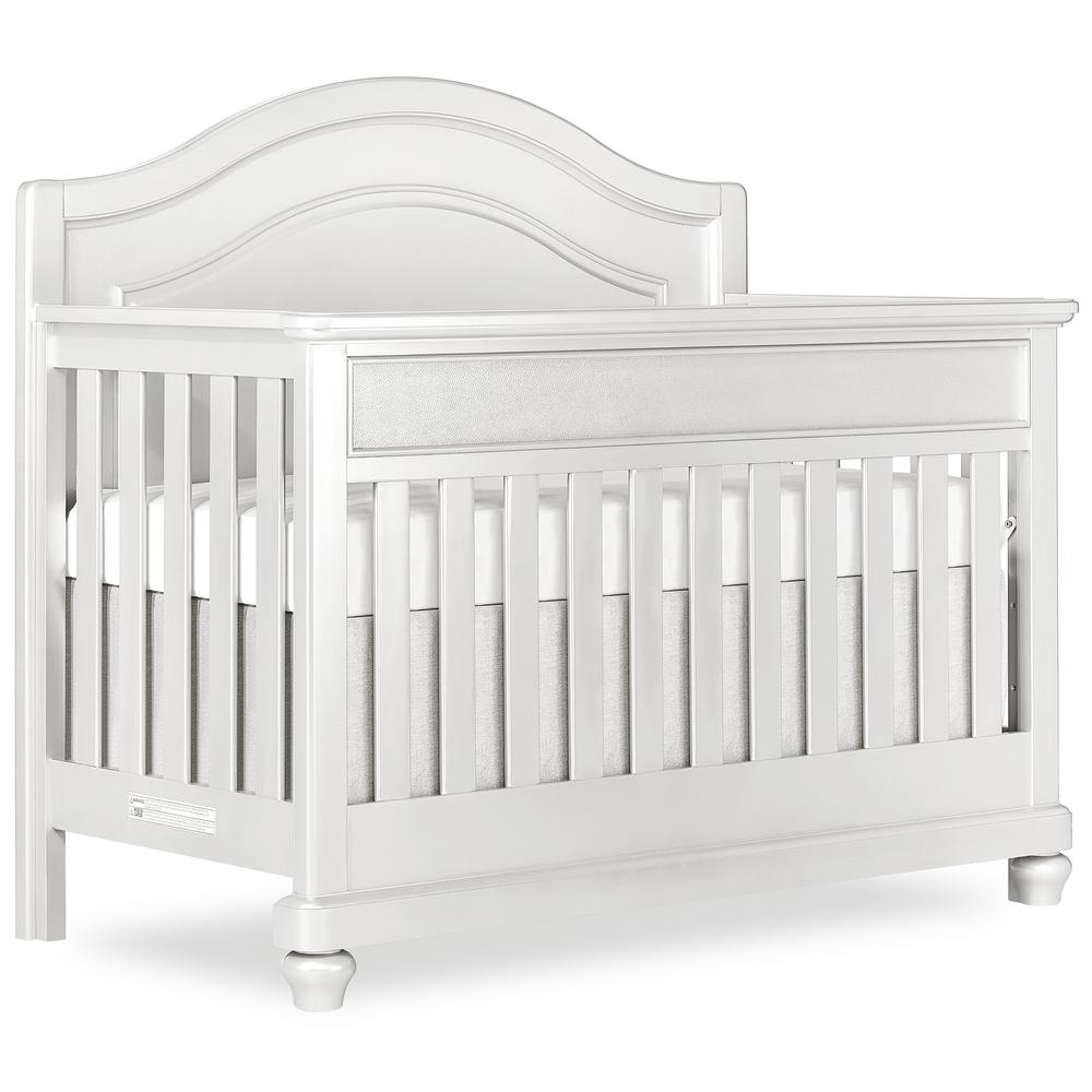 pearl white crib