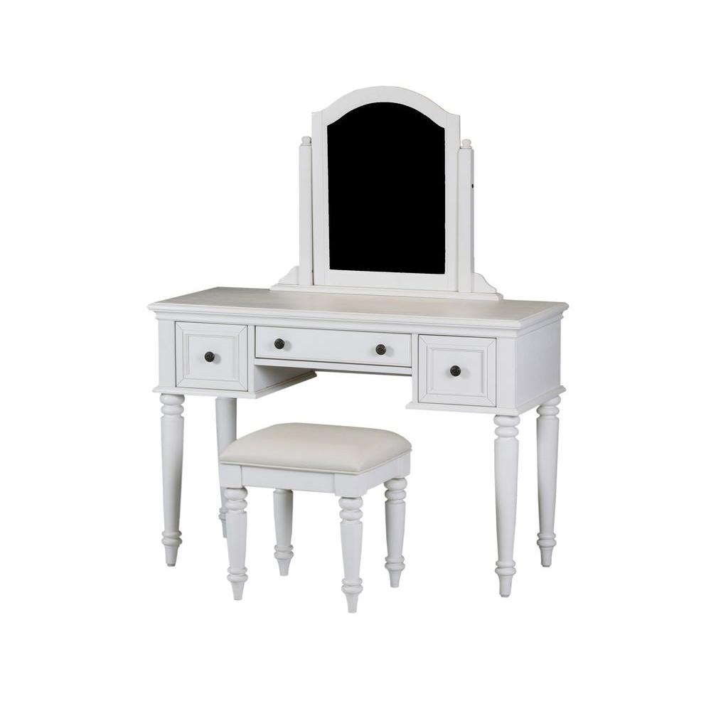 Home Styles Bermuda 3-Piece White Vanity Set-5543-72 - The Home Depot Home Styles Bermuda 3-Piece White Vanity Set-5543-72 - The Home Depot