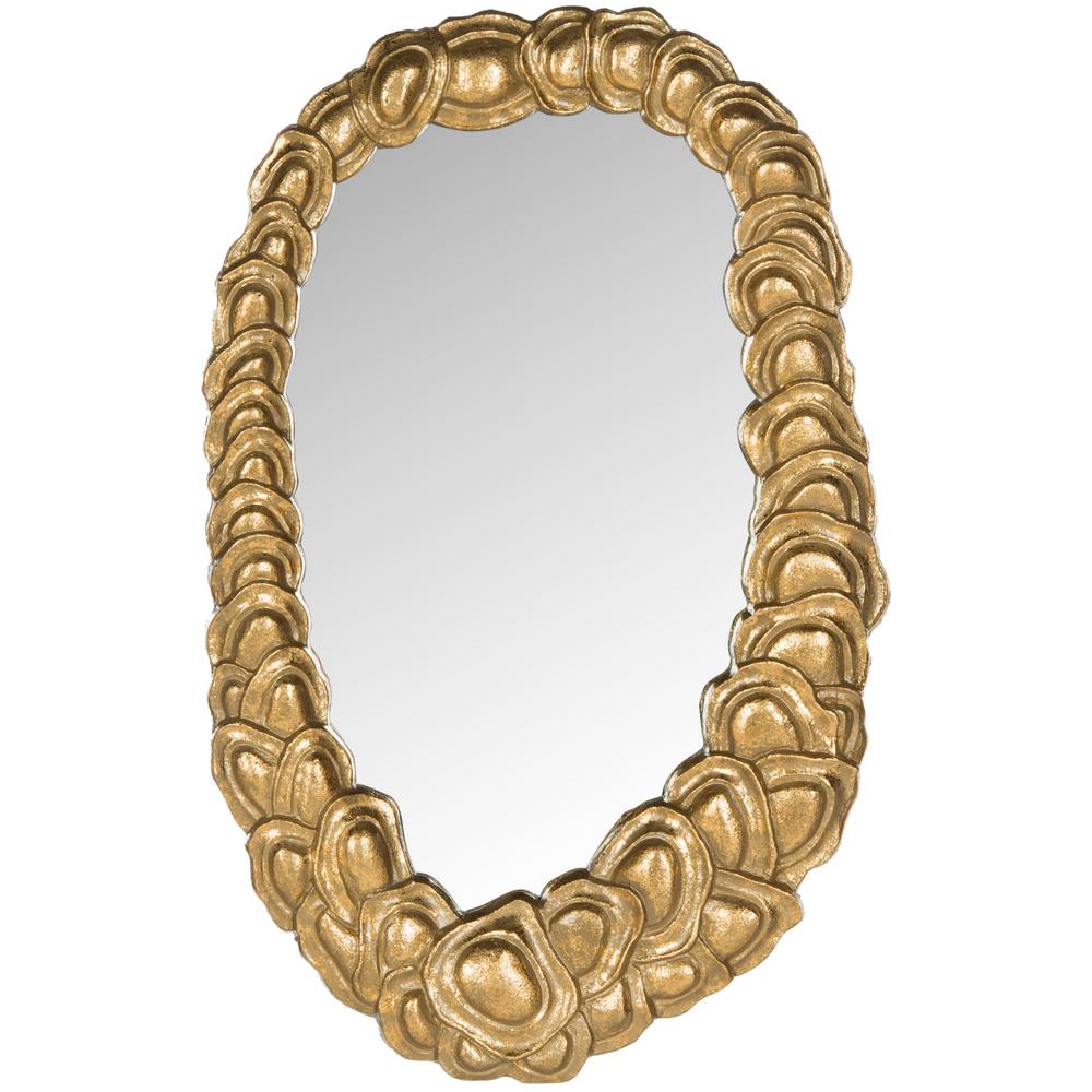 Safavieh Garland 14 3 In X 23 Antique Gold Framed Mirror Antique Gold Framed Mirror
