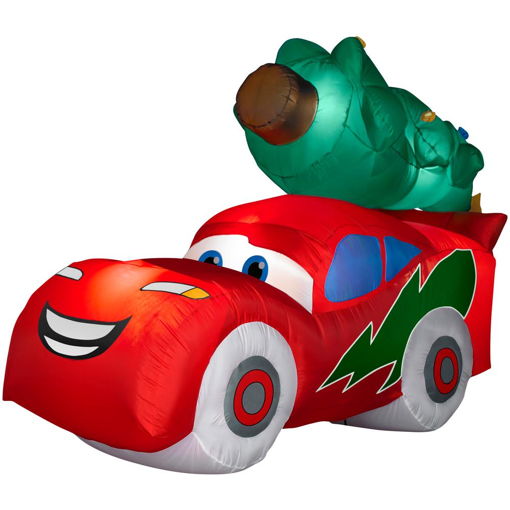 inflatable lightning mcqueen car
