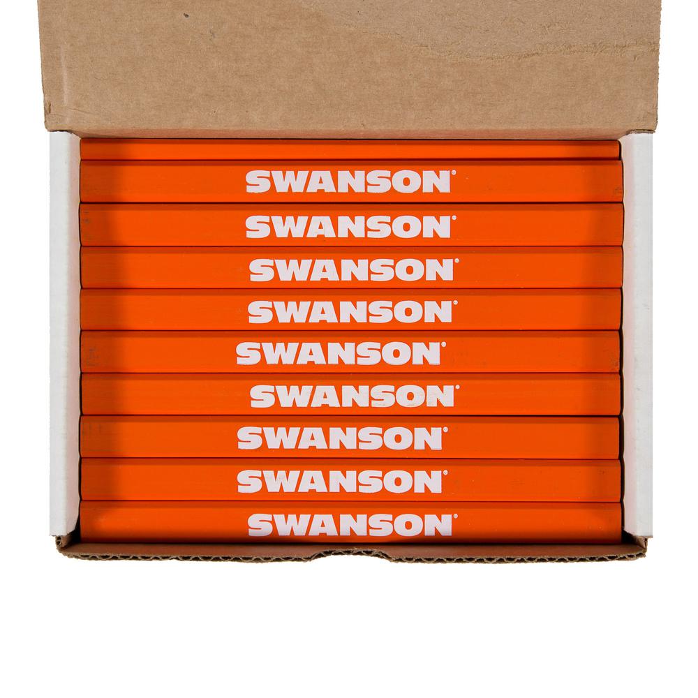Swanson Carpenter Pencils Bulk (72 Pencils Boxed)CP700B The Home Depot