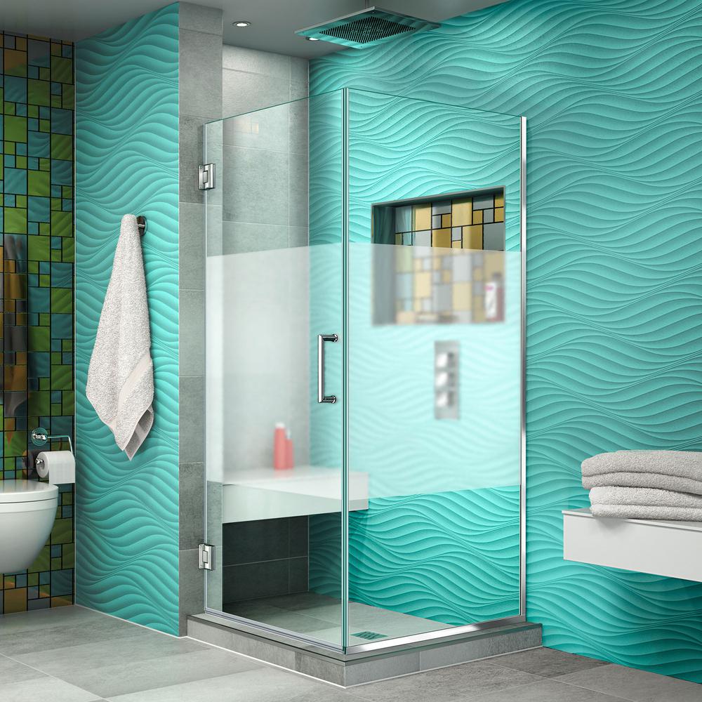 DreamLine Unidoor Plus 30 in. x 303/8 in. x 72 in. SemiFrameless