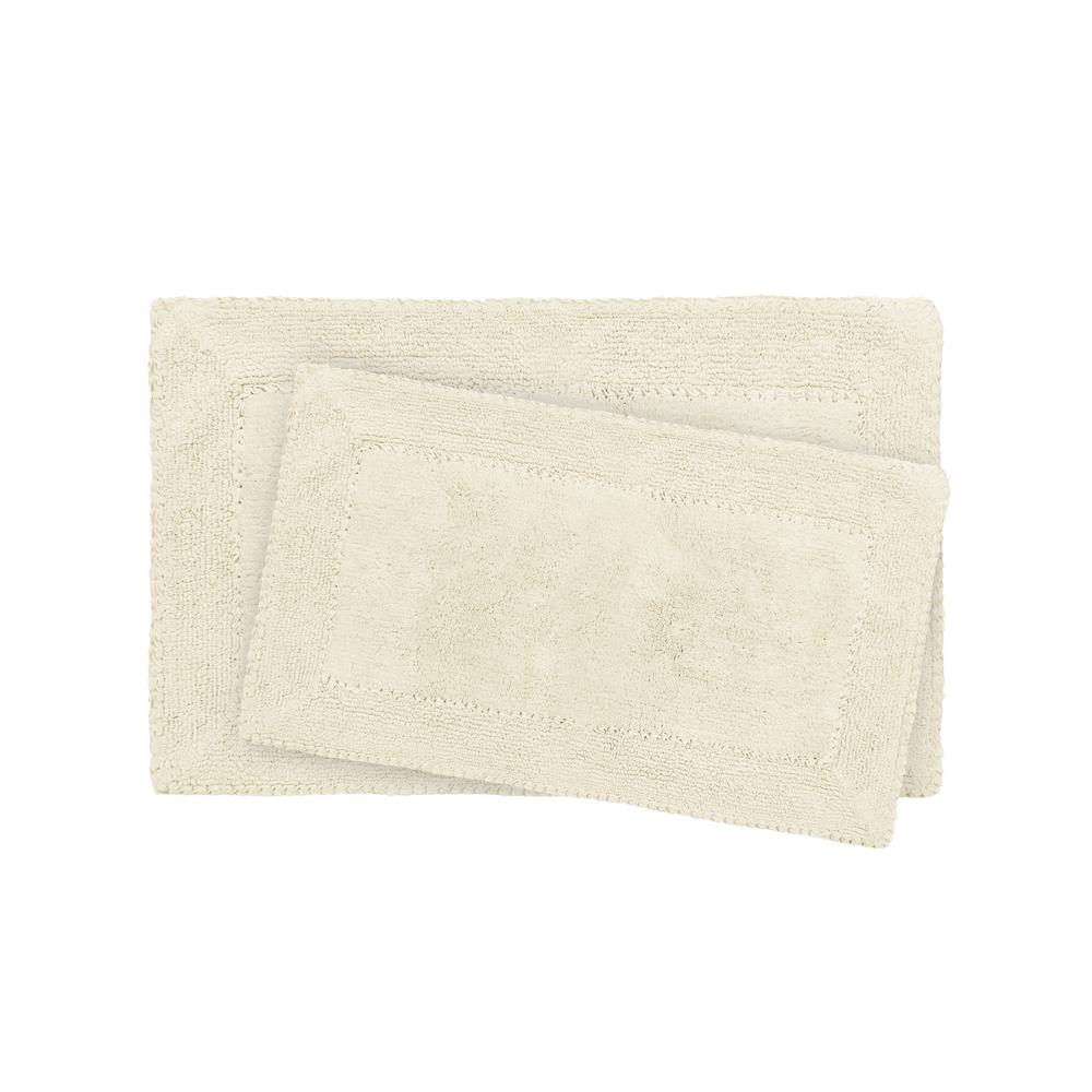 Jean Pierre Cotton HIS and HERS Linen Bath Rug Set (2Piece) YMB006545