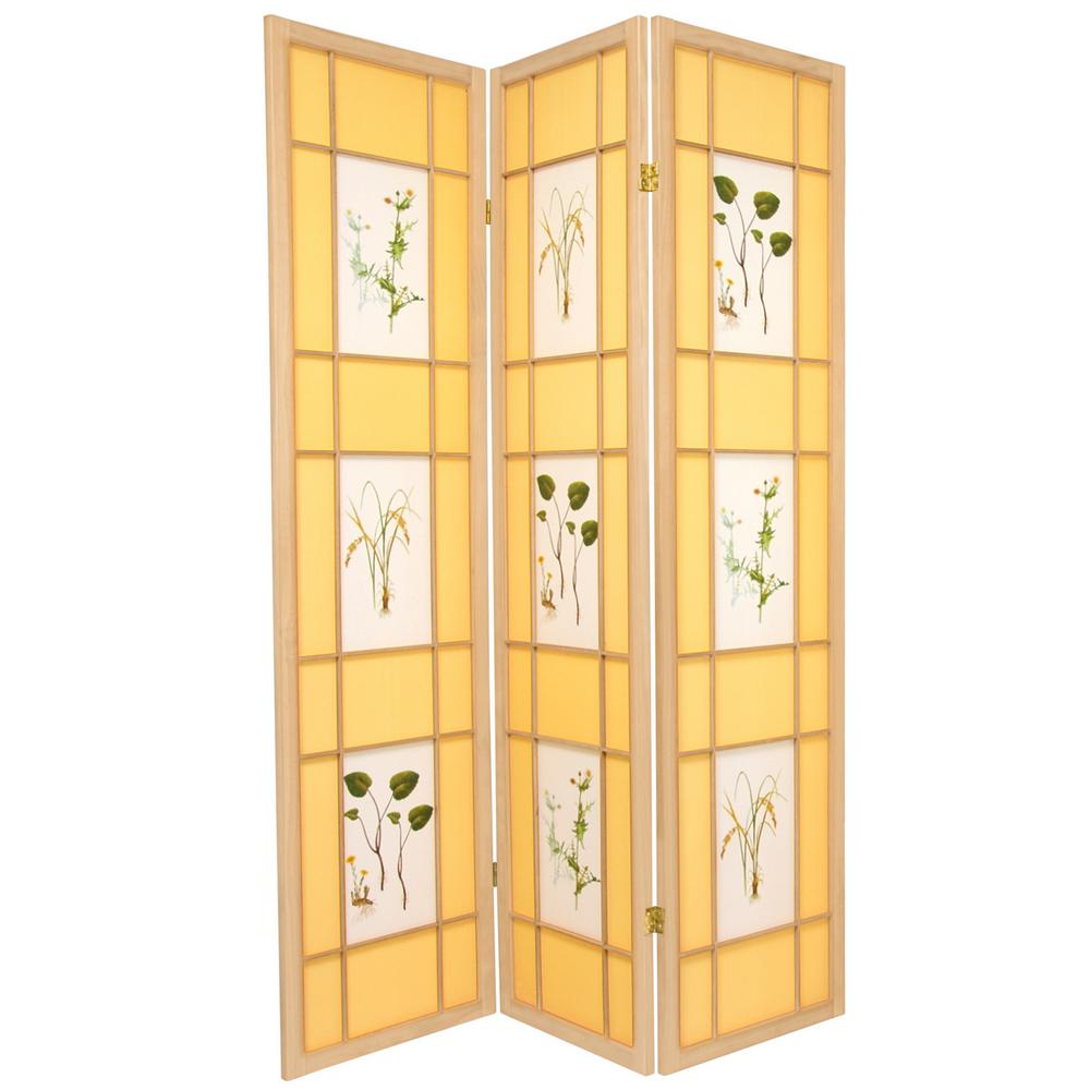 6 ft. Natural 8Panel Room DividerSSCWP8PNAT The Home Depot