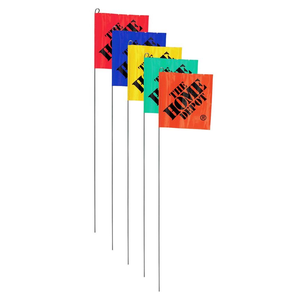 Orbit 15 In Irrigation Flags 10 Pack 53314 The Home Depot