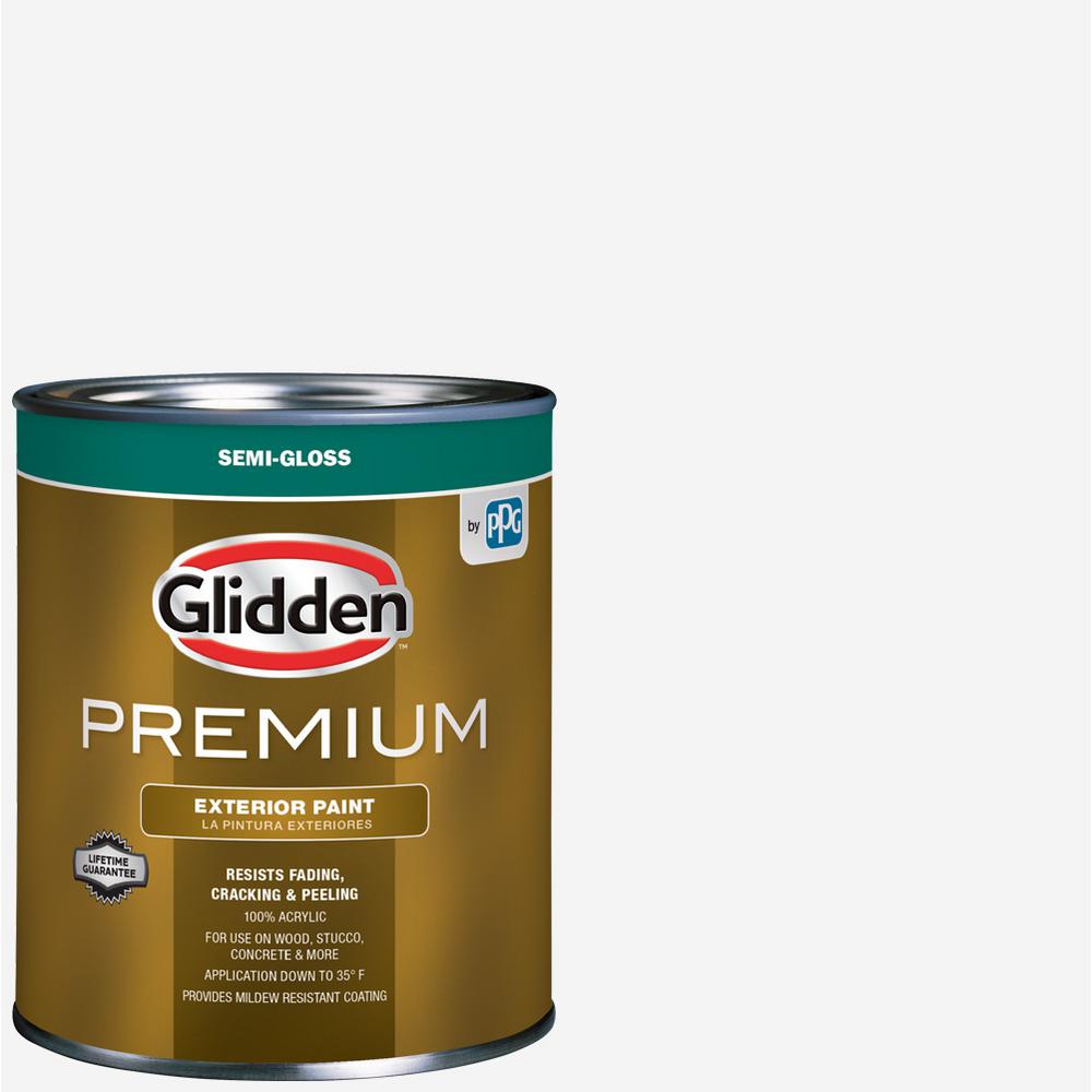 Glidden Premium 1 gal. SemiGloss Latex Exterior Paint