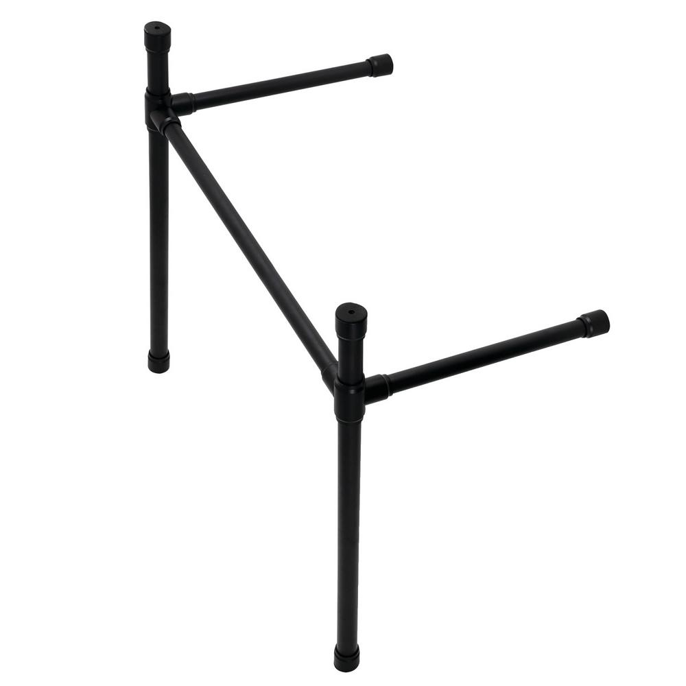 Kingston Brass Dreyfuss Stainless Steel Console Sink Legs in Matte