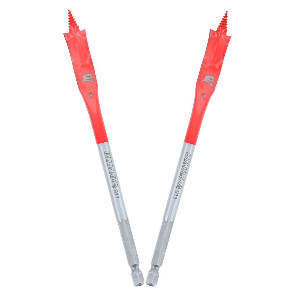DIABLO 1/2 in. x 6 in. SPEEDemon Spade Bit (2Pack)DSP2050P2 The Home Depot