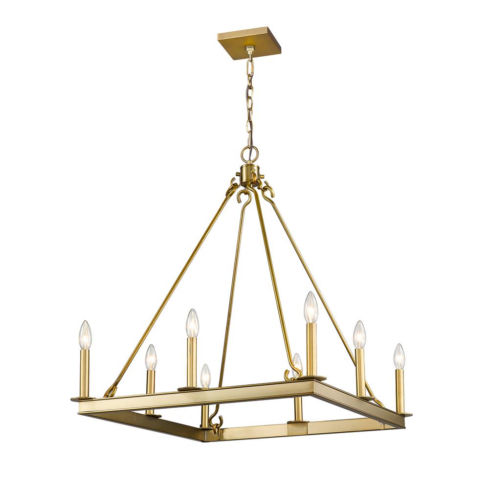 Eurofase Leyton 6 Light Antique Br Chandelier 33709 024 The Eurofase Leyton 6 Light Antique Br
