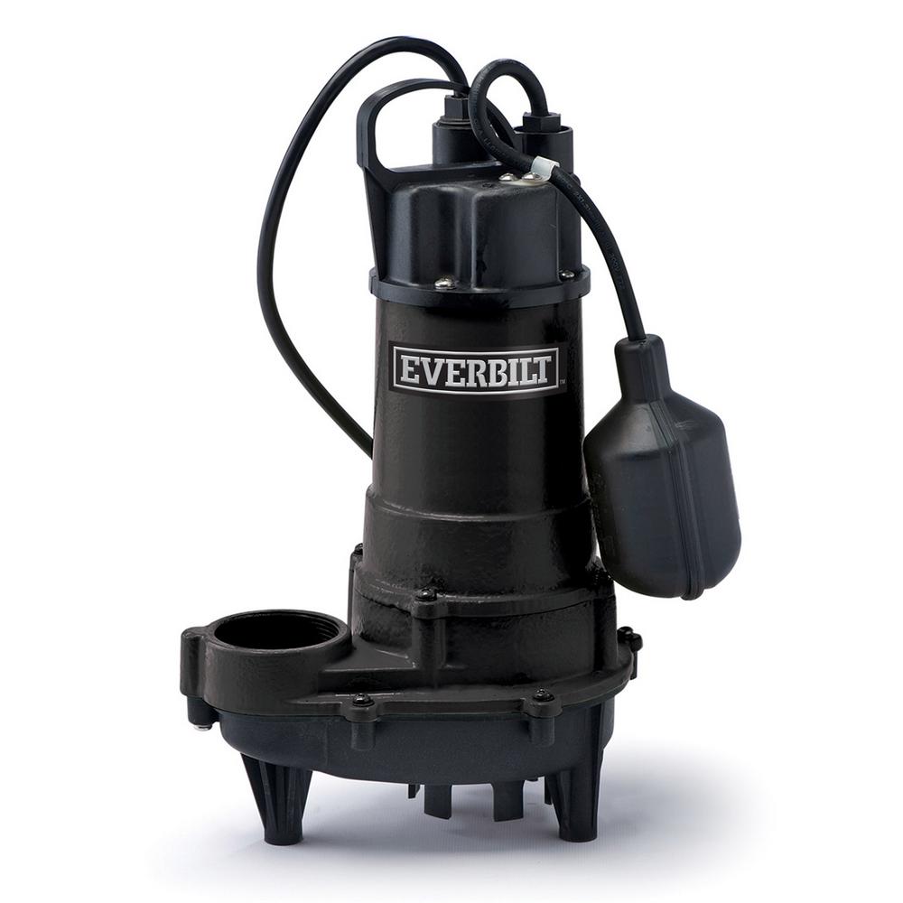 4//10 HP 1-1//2 Submersible Sump Pump 115V Tether
