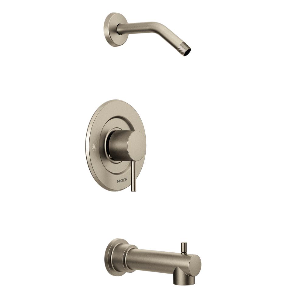 MOEN Voss 1Handle Moentrol Valve Trim Kit in Brushed Nickel (Valve Not