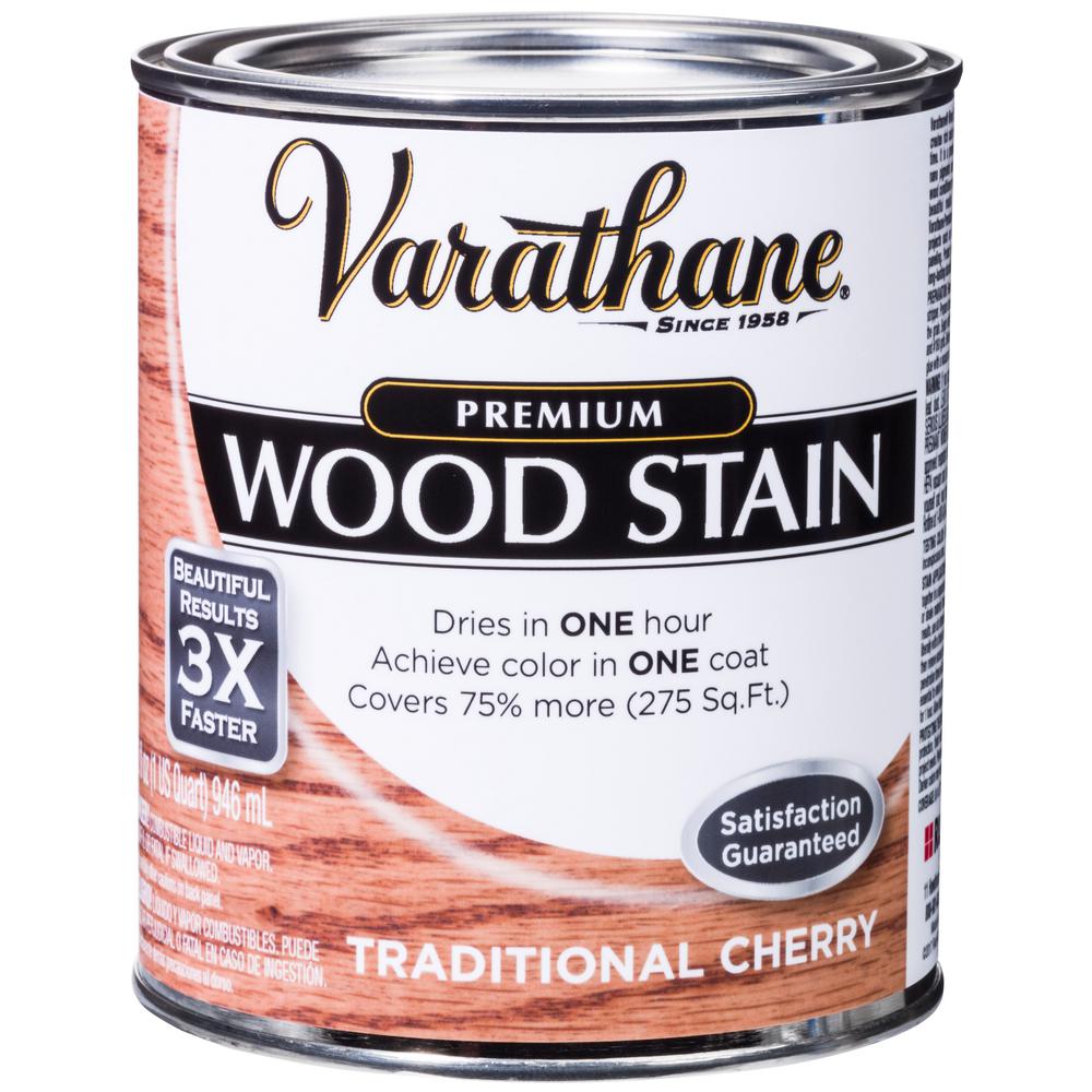 Varathane 1 Qt Traditional Cherry Premium Fast Dry Interior Wood
