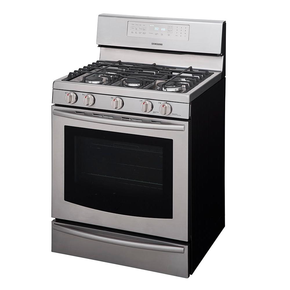 Samsung 30 In 5 8 Cu Ft Gas Range With Self Cleaning Convection 6