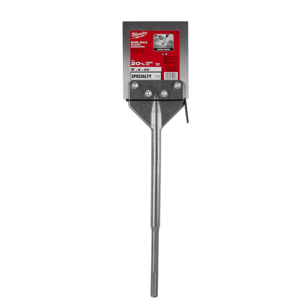 Milwaukee 6 inch Carbide SDS-Max Floor Scraper Bit by Milwaukee