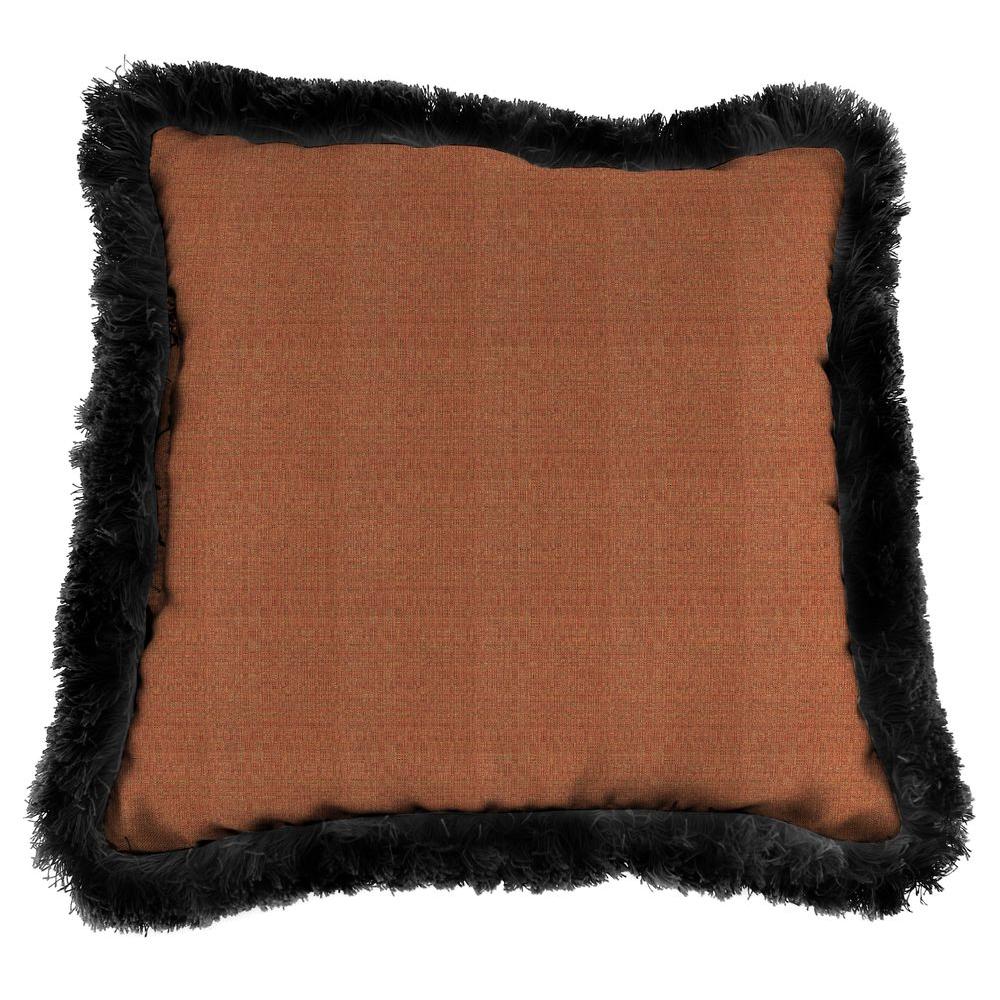 Plantation Patterns Chili Geo Square Outdoor Throw Pillow (2Pack)7050