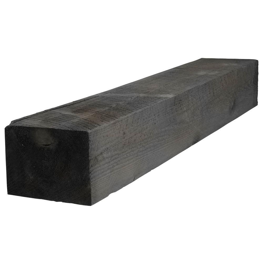 6 in. x 8 in. x 8-1/2 ft. Oak Used Railroad Tie-TIRR901 - The Home ...