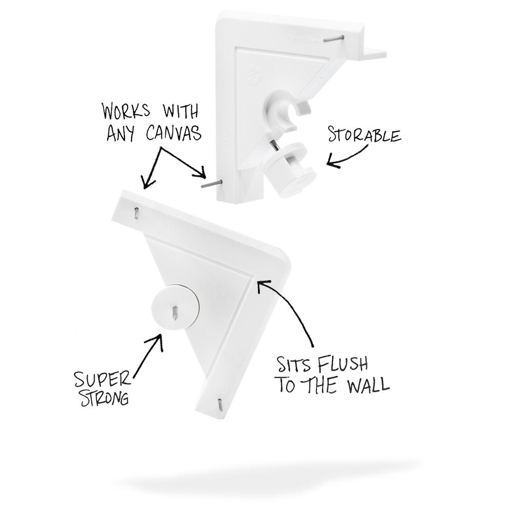 Place and Push Canvas Hangers3100200 The Home Depot