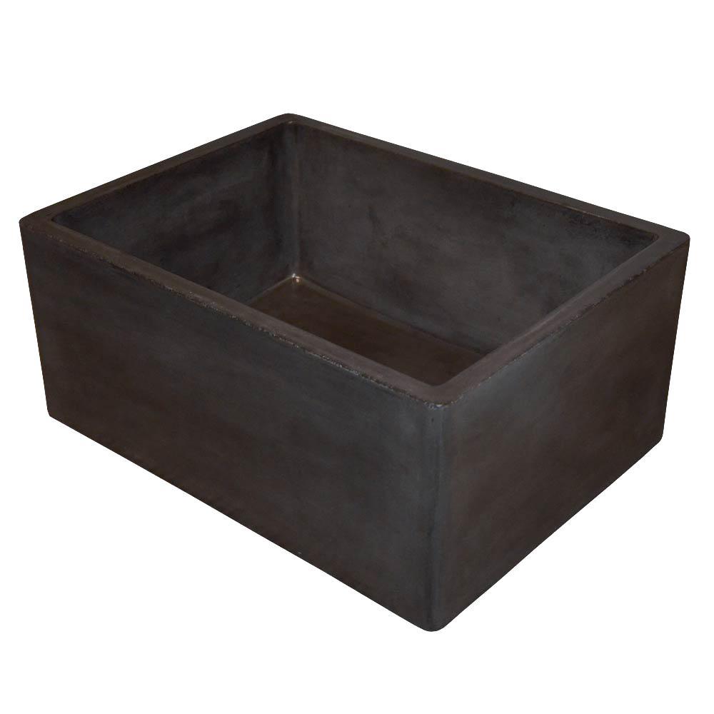Native Trails Farmhouse A Front Concrete 24 In Single Bowl Native Trails Farmhouse A Front