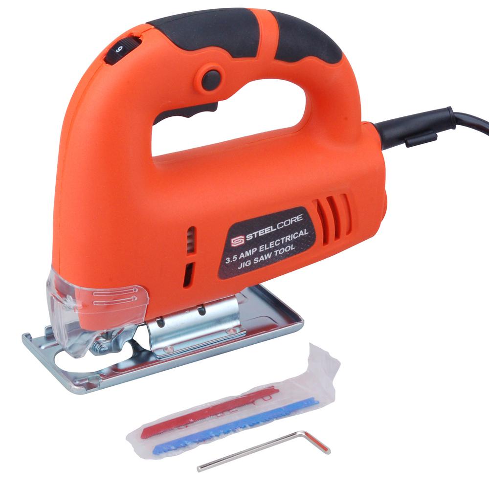 Stalwart 5 Amp Variable Speed Corded Electric Jig Saw With Laser Guide ...