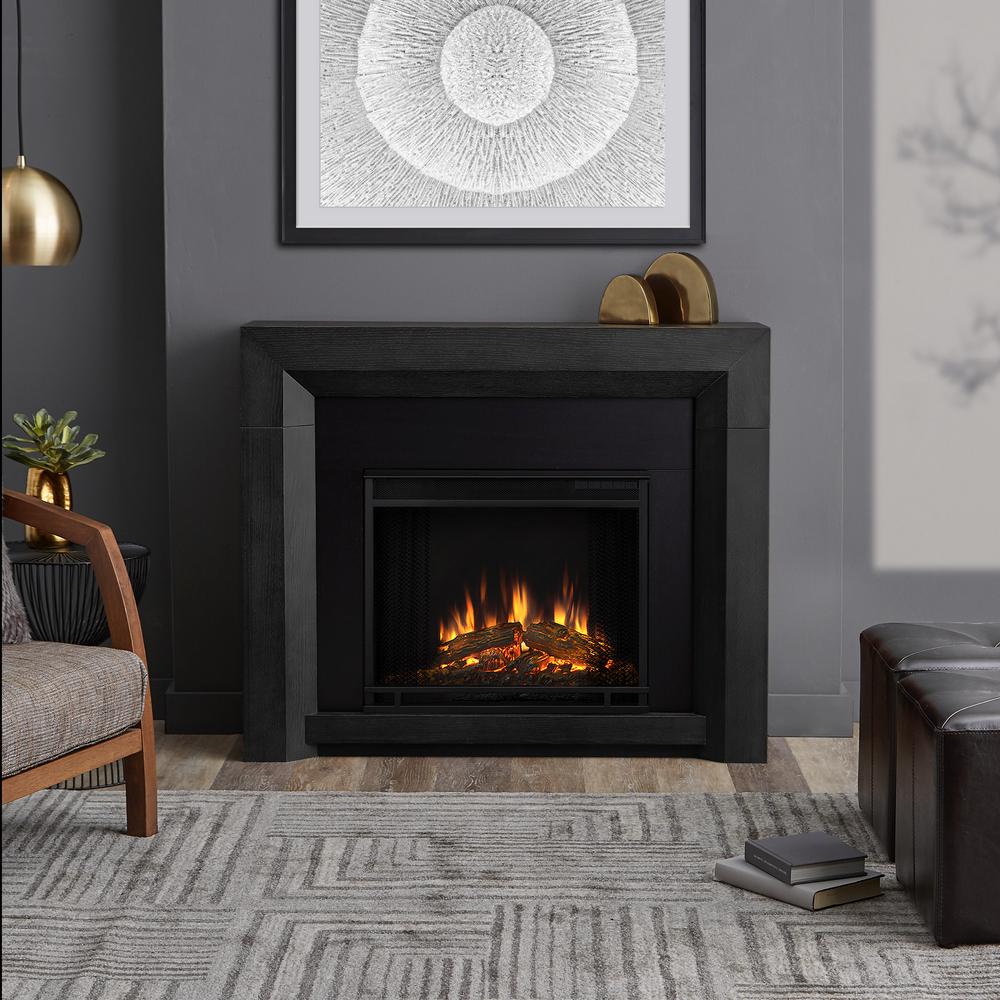 Pleasant Hearth Sheridan 32 in. Freestanding Mobile Infrared Electric ...