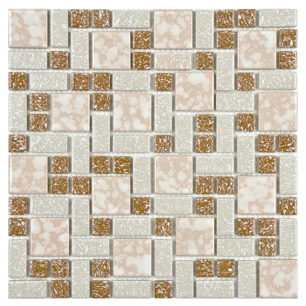 Merola Tile University Beige 113/4 in. x 113/4 in. x 5 mm Porcelain