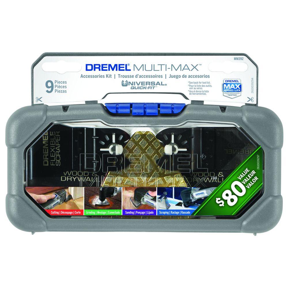 Dremel MultiMax Oscillating Tool Cutting and Variety Accessory Kit for