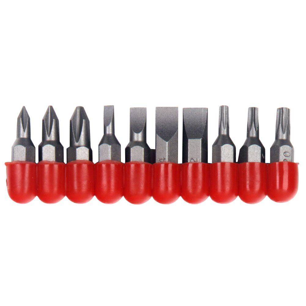 Powerbuilt Screwdriver Bit Set (10Piece)646506 The Home Depot